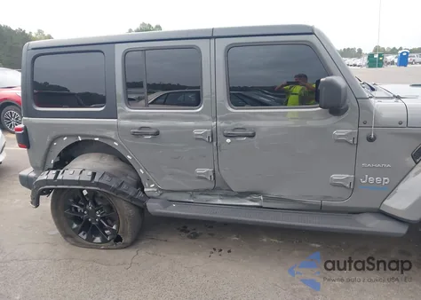 2021 Jeep Wrangler 4Xe Unlimited Sahara 4X4 из США, поврежденный, VIN 1C4JJXP63MW765419